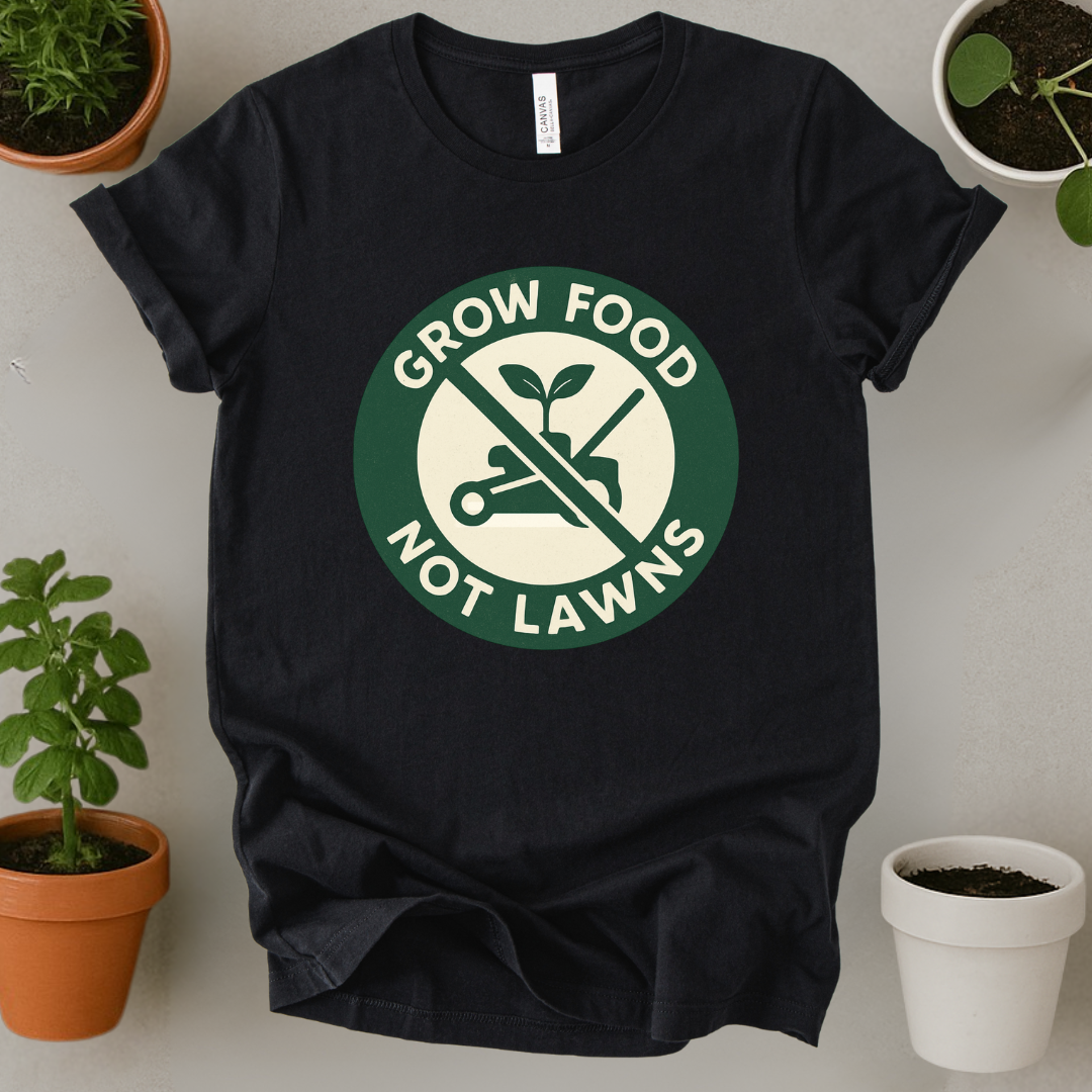 Grow Food Not Lawns T-Shirt