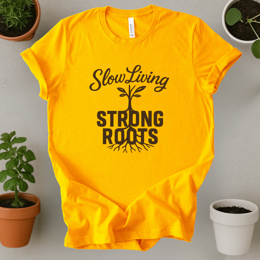 Slow Living Strong Roots T-Shirt