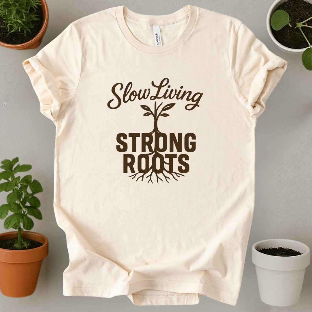 Slow Living Strong Roots T-Shirt