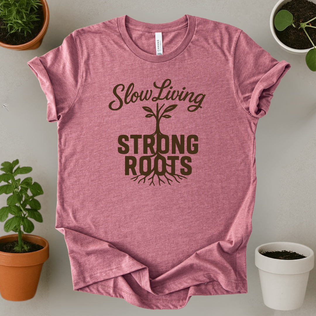 Slow Living Strong Roots T-Shirt