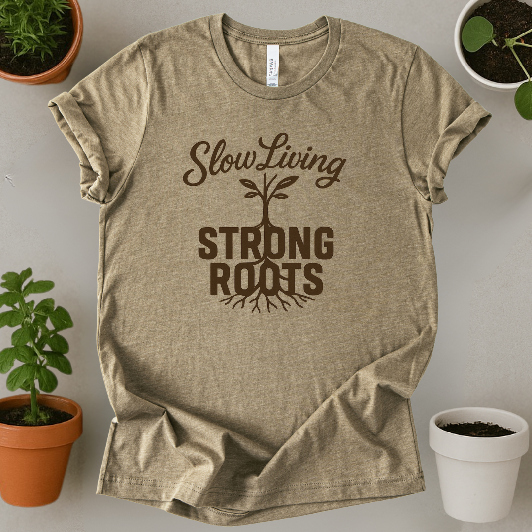 Slow Living Strong Roots T-Shirt
