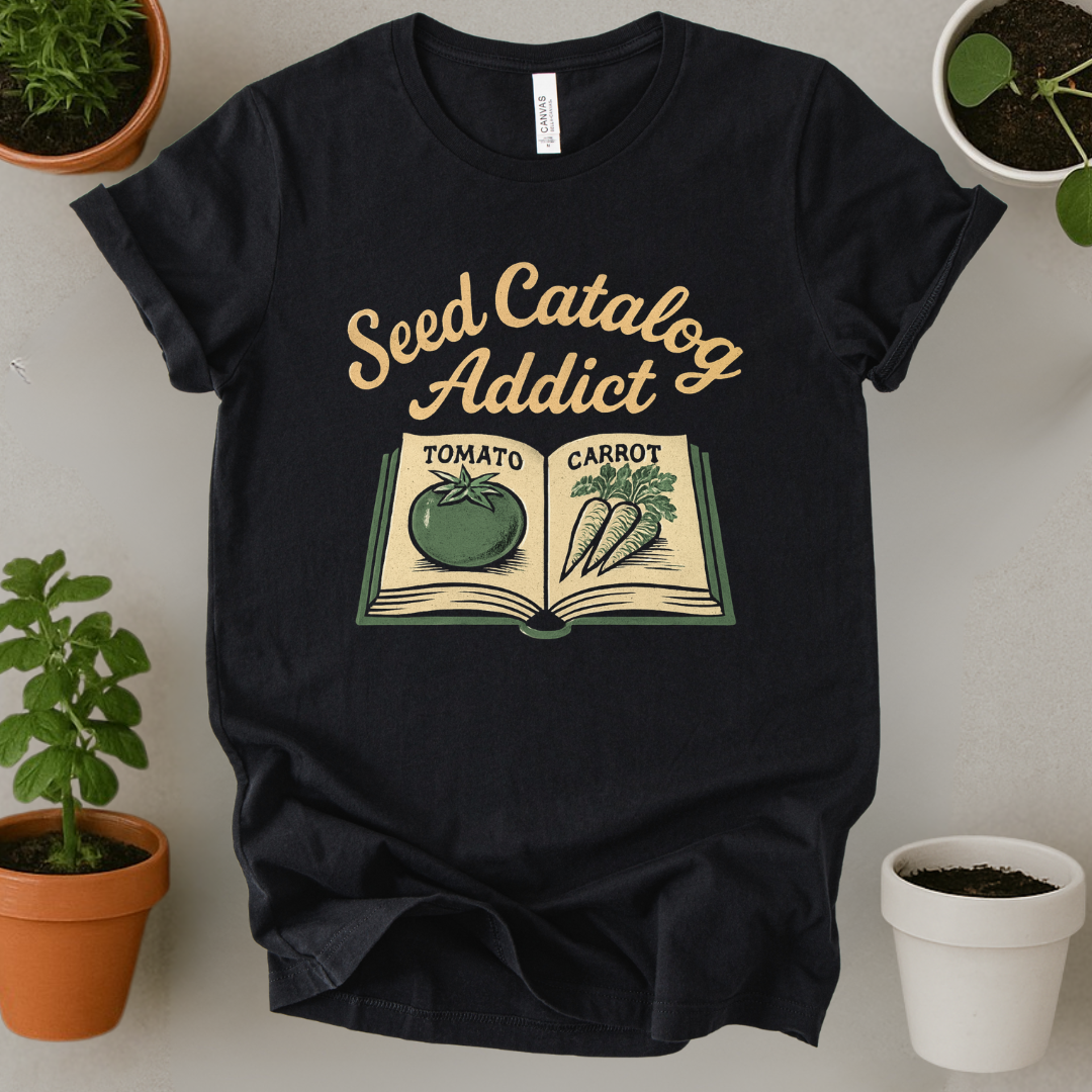 Seed Catalog Addict T-Shirt