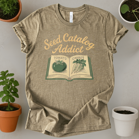 Seed Catalog Addict T-Shirt