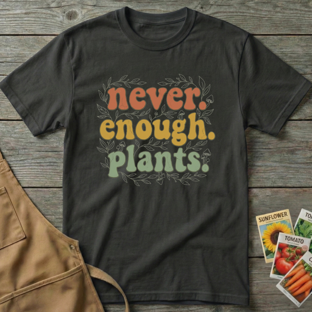 Never Enough Plants Retro T-Shirt