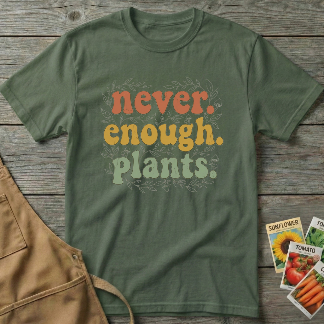Never Enough Plants Retro T-Shirt