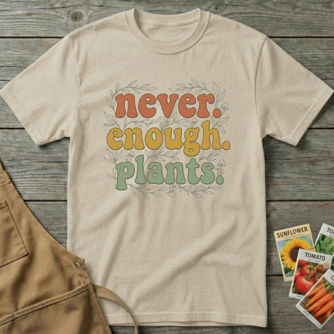 Never Enough Plants Retro T-Shirt