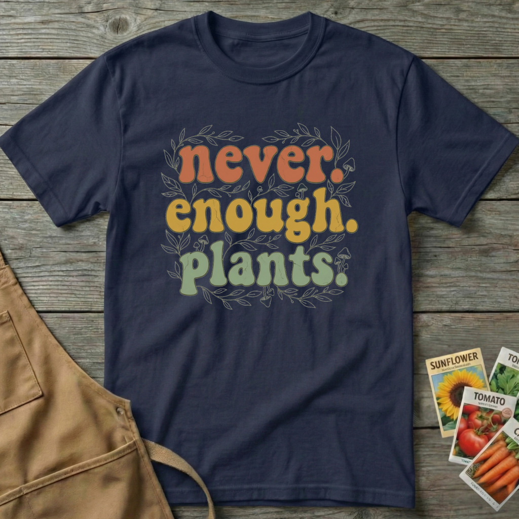 Never Enough Plants Retro T-Shirt