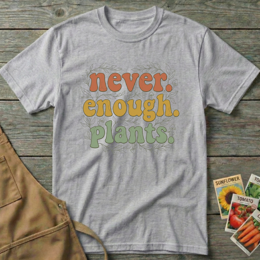 Never Enough Plants Retro T-Shirt